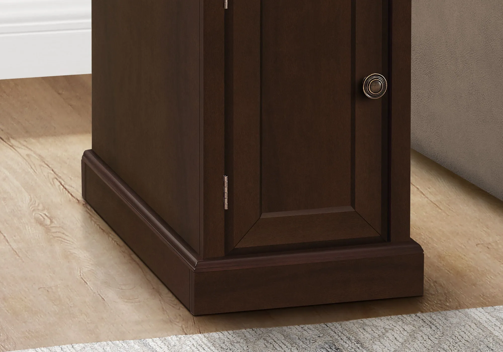 Accent End Table, Storage Drawer, Versatile Design - Espresso by Couch.com