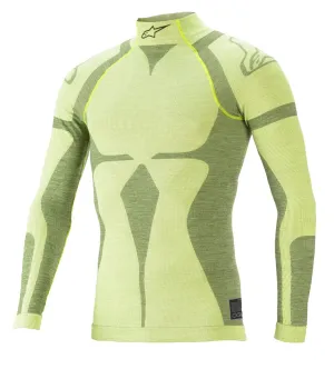 ALPINESTARS 4755020_556_M/L ZX EVO v2 LS TOP underwear, FIA 8856-2018, yellow/black, size M/L