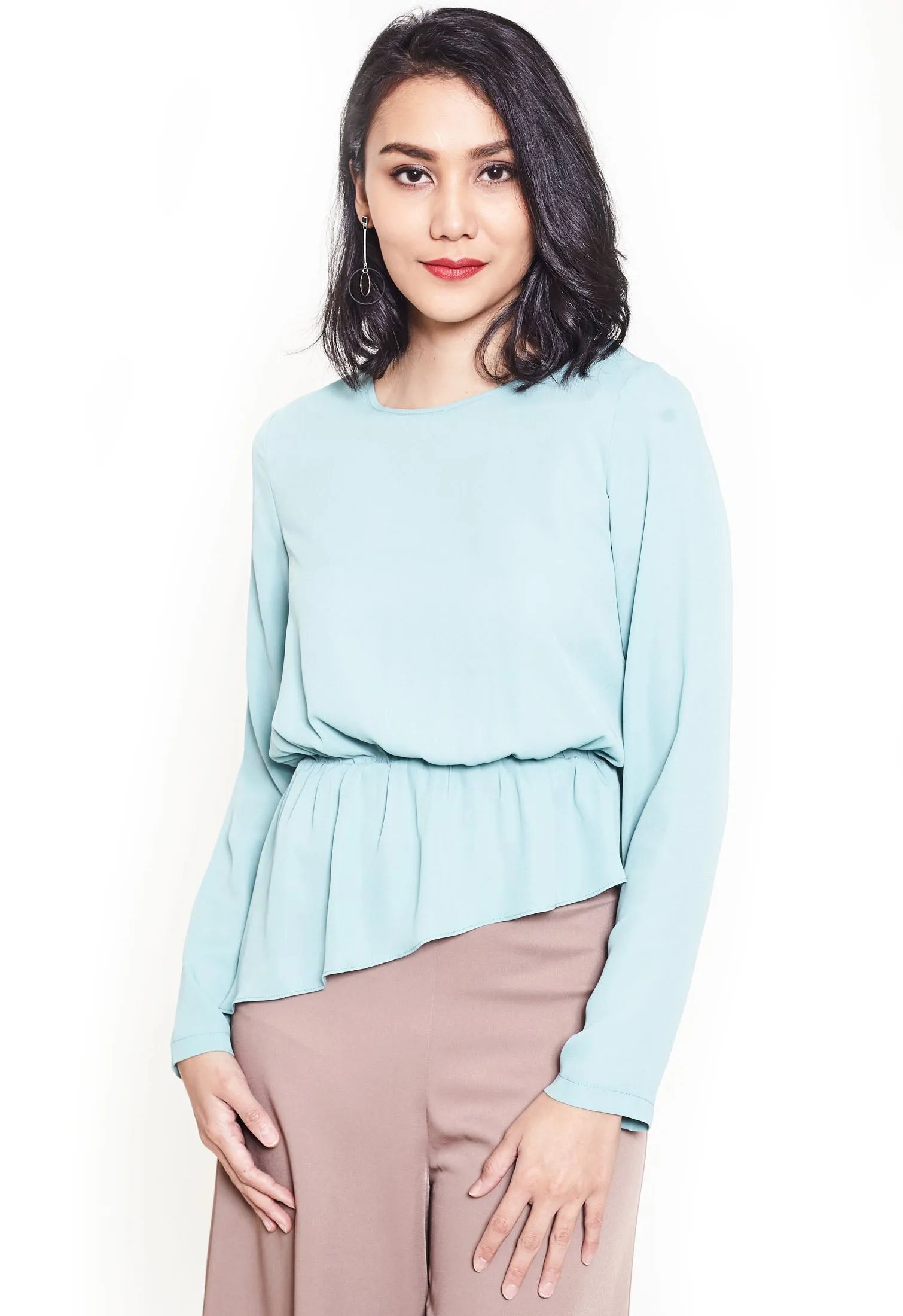 Asymmetrical Long Sleeve Top