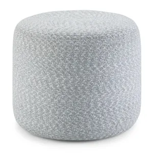 Bayley - Versatile Round Braided Pouf by Couch.com