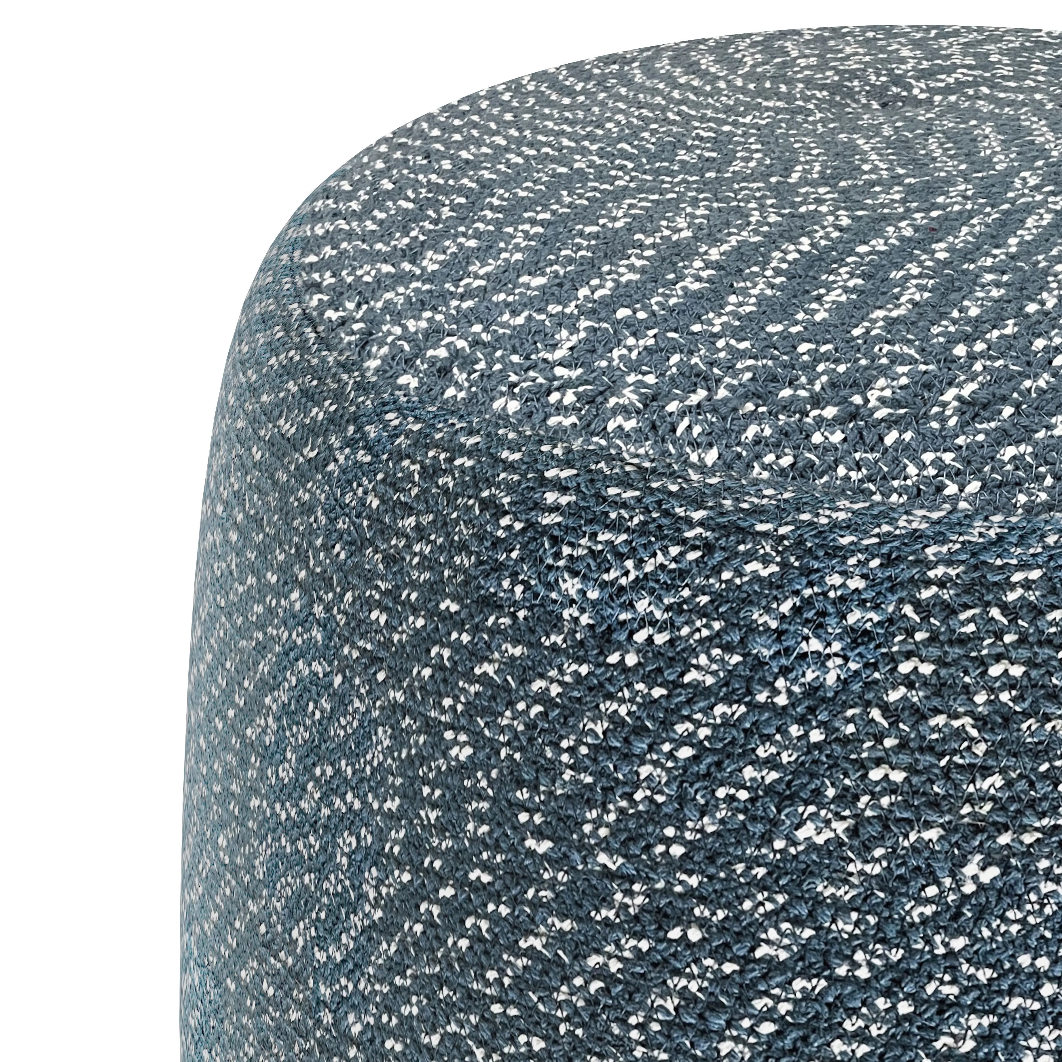 Bayley - Versatile Round Braided Pouf by Couch.com