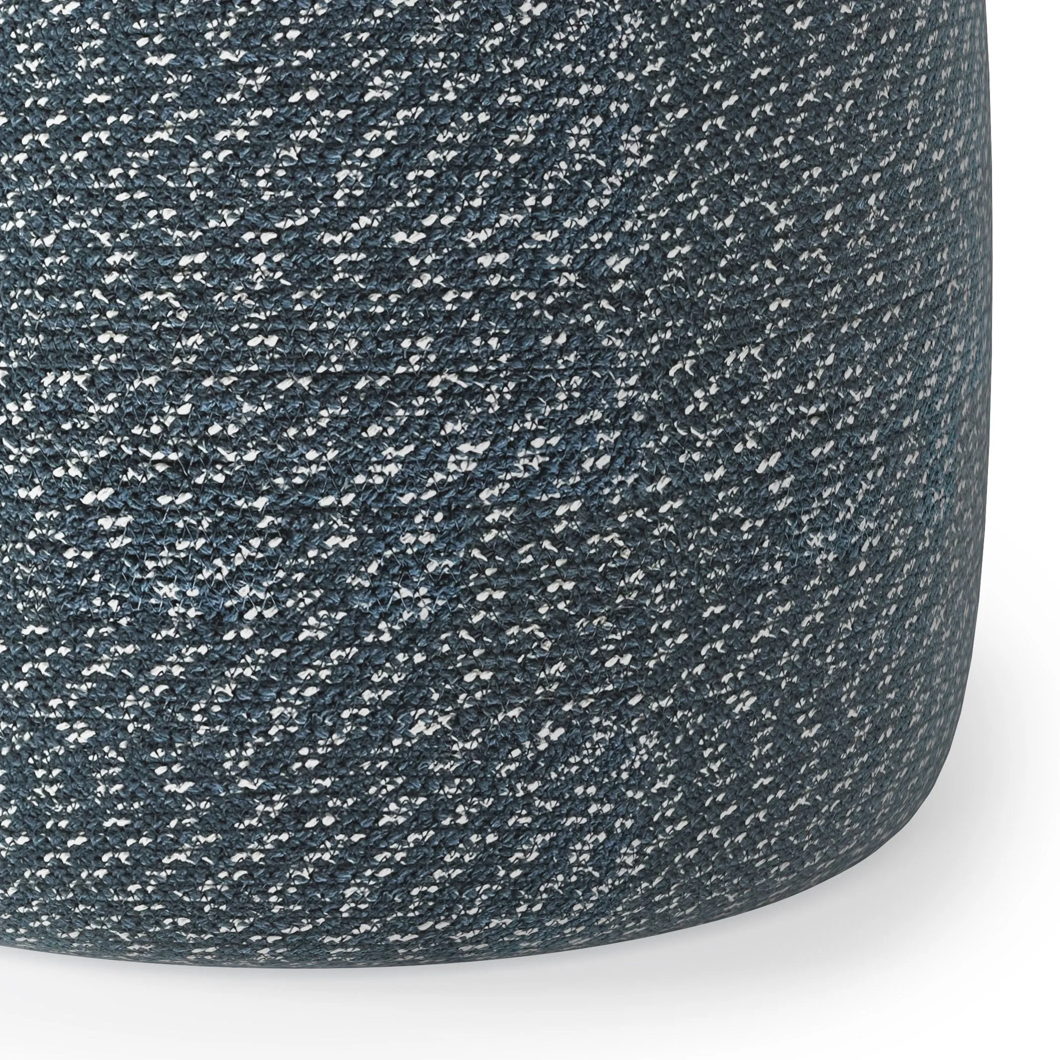 Bayley - Versatile Round Braided Pouf by Couch.com