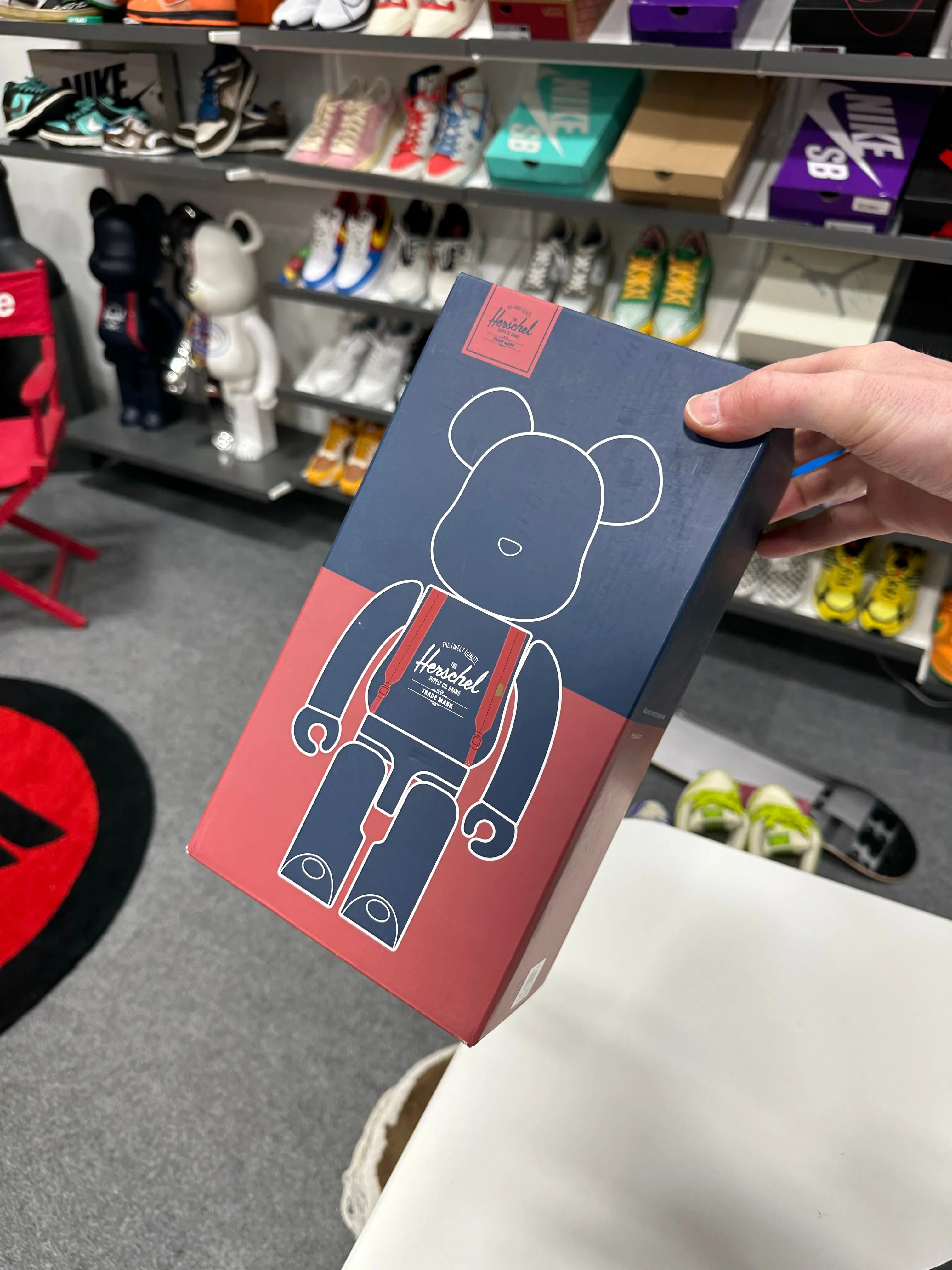 Bearbrick Medicom Herschel Peacoat 400%