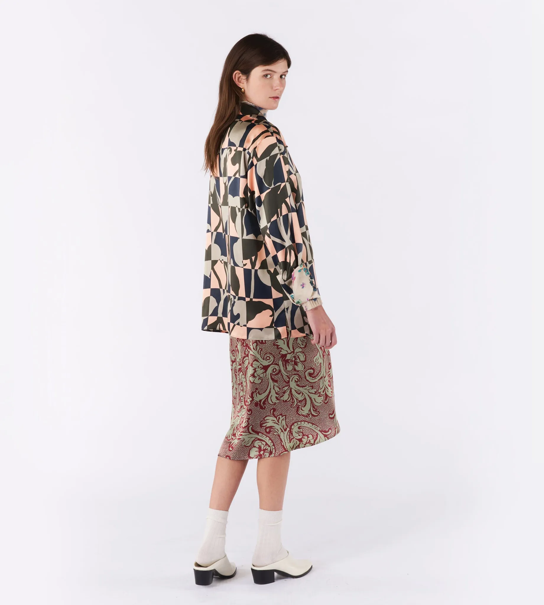 Bonnie - Camicia versatile in seta