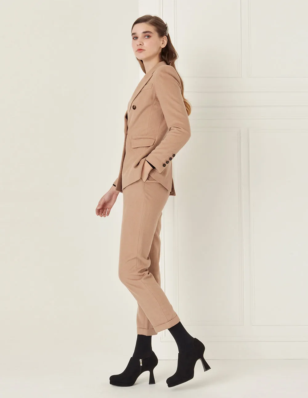 BORA AKSU Wool Versatile Pleated Trousers