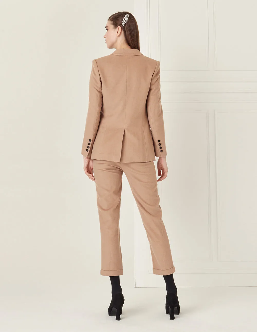 BORA AKSU Wool Versatile Pleated Trousers