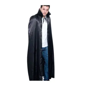 Cape de vampire 56 po noire pour adulte