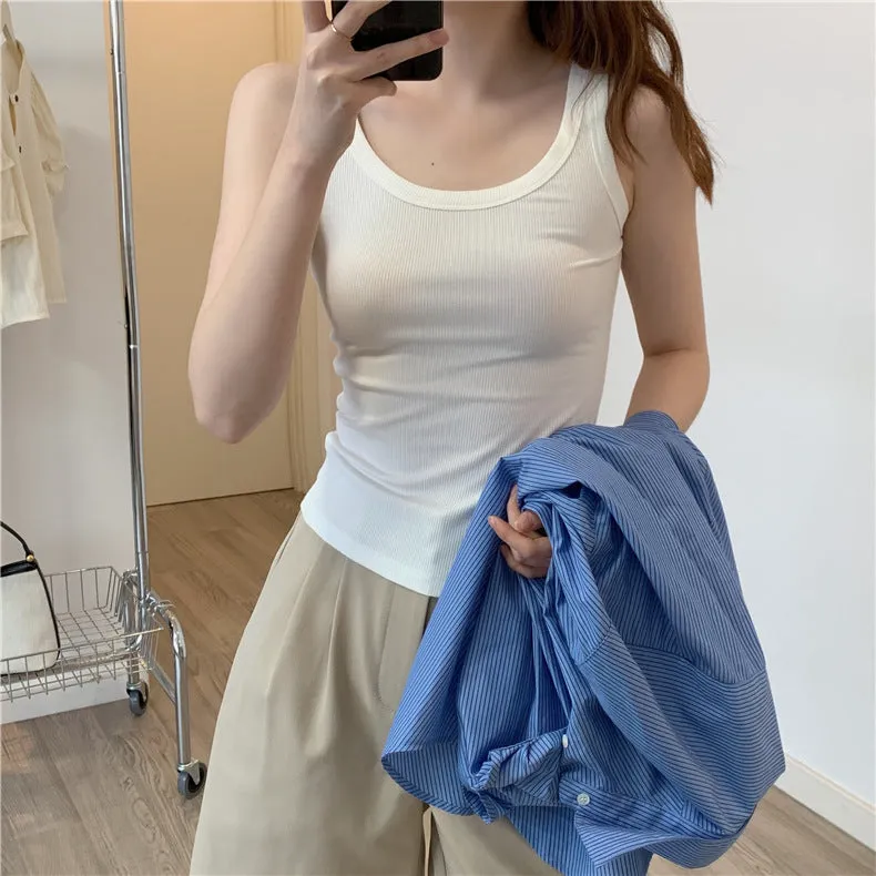 Cotton tank top (preorder/ 5 colours)