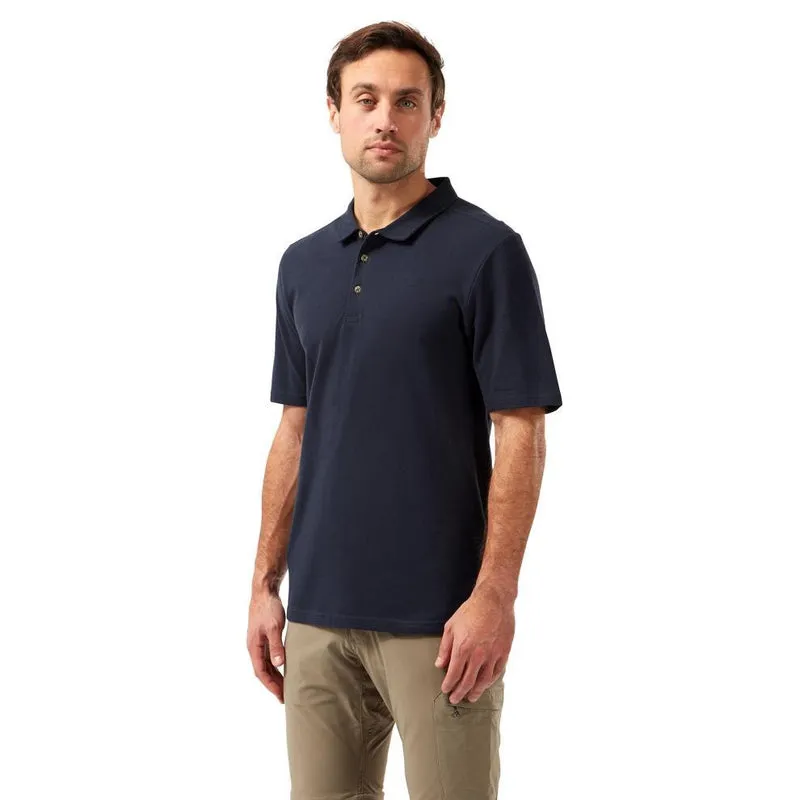 Craghoppers Stanton Short Sleeve Polo - Mens - Blue Navy