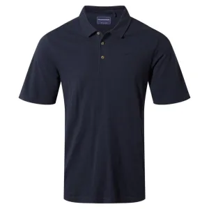Craghoppers Stanton Short Sleeve Polo - Mens - Blue Navy