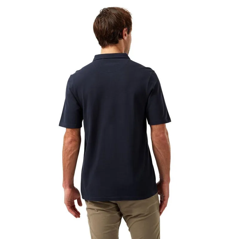 Craghoppers Stanton Short Sleeve Polo - Mens - Blue Navy