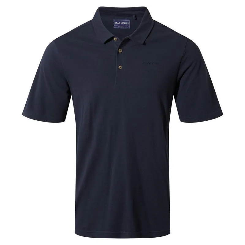 Craghoppers Stanton Short Sleeve Polo - Mens - Blue Navy