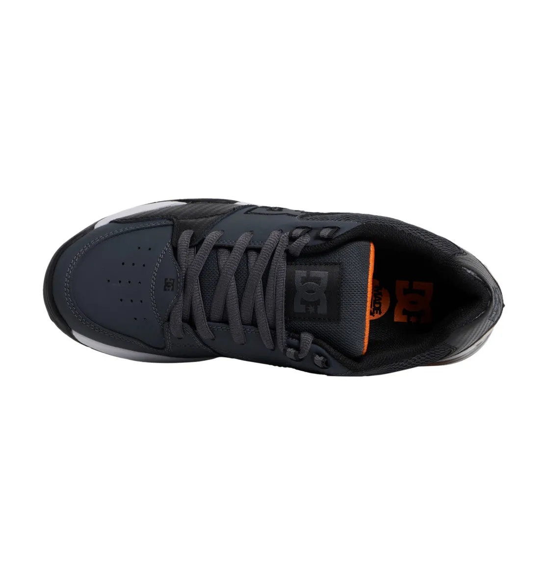 DC Men's Versatile Shoes Grey/Black/Orange ADYS200075-XSKN