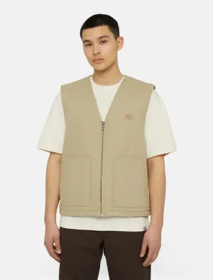 Dickies Duck Canvas Gilet Vest Desert Sand DK0A4YQKF02
