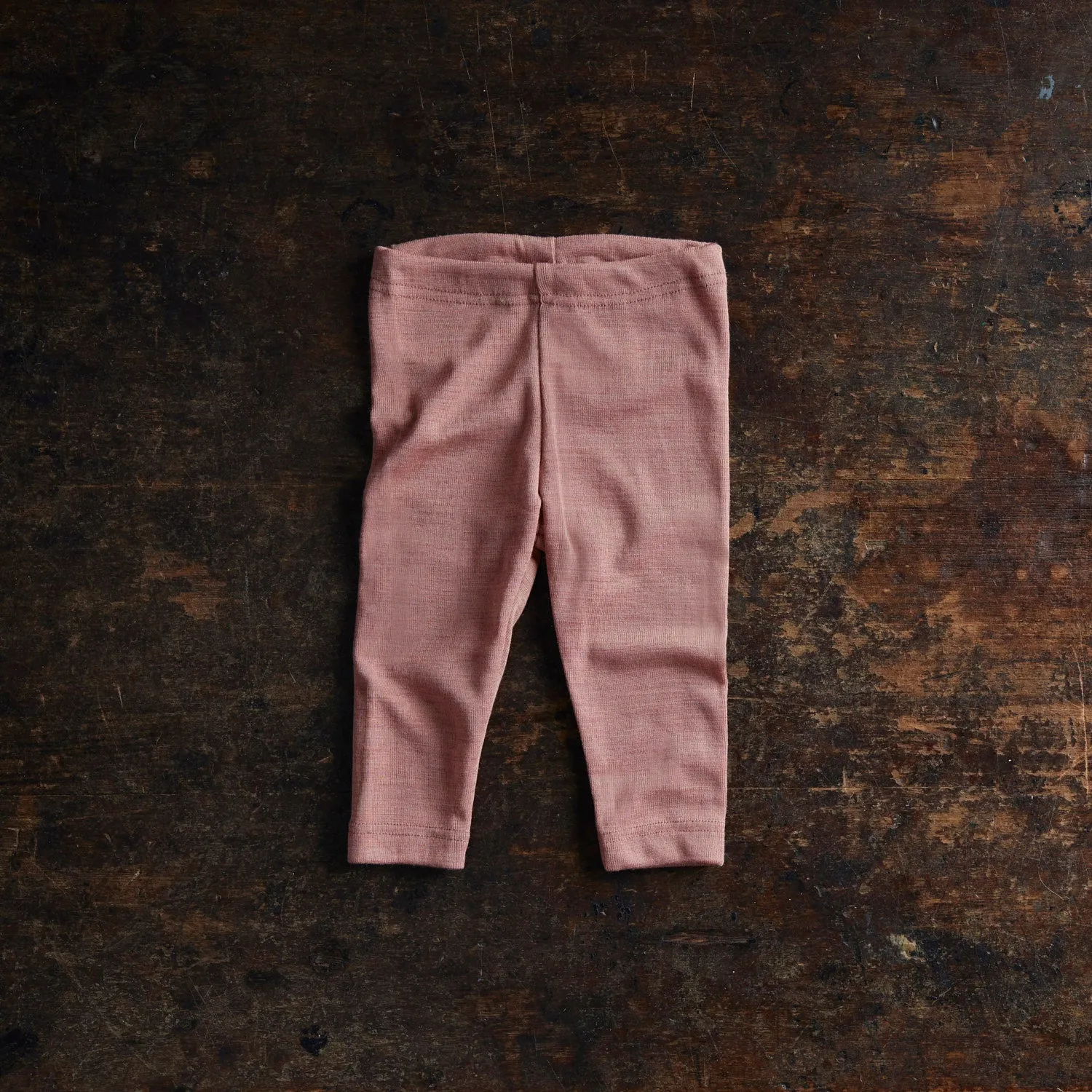 Finch Baby Leggings - Merino Wool & Silk - Orchid