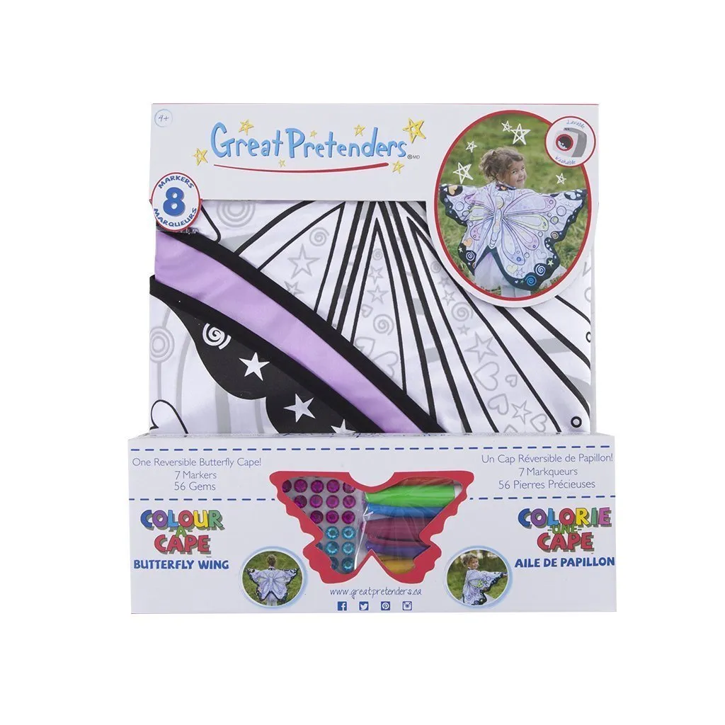 Great Pretenders Colour-A-Cape Butterfly Wings