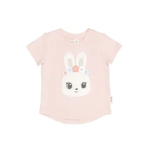 Huxbaby Blossom Fur Bunny T-Shirt - Pink Pearl