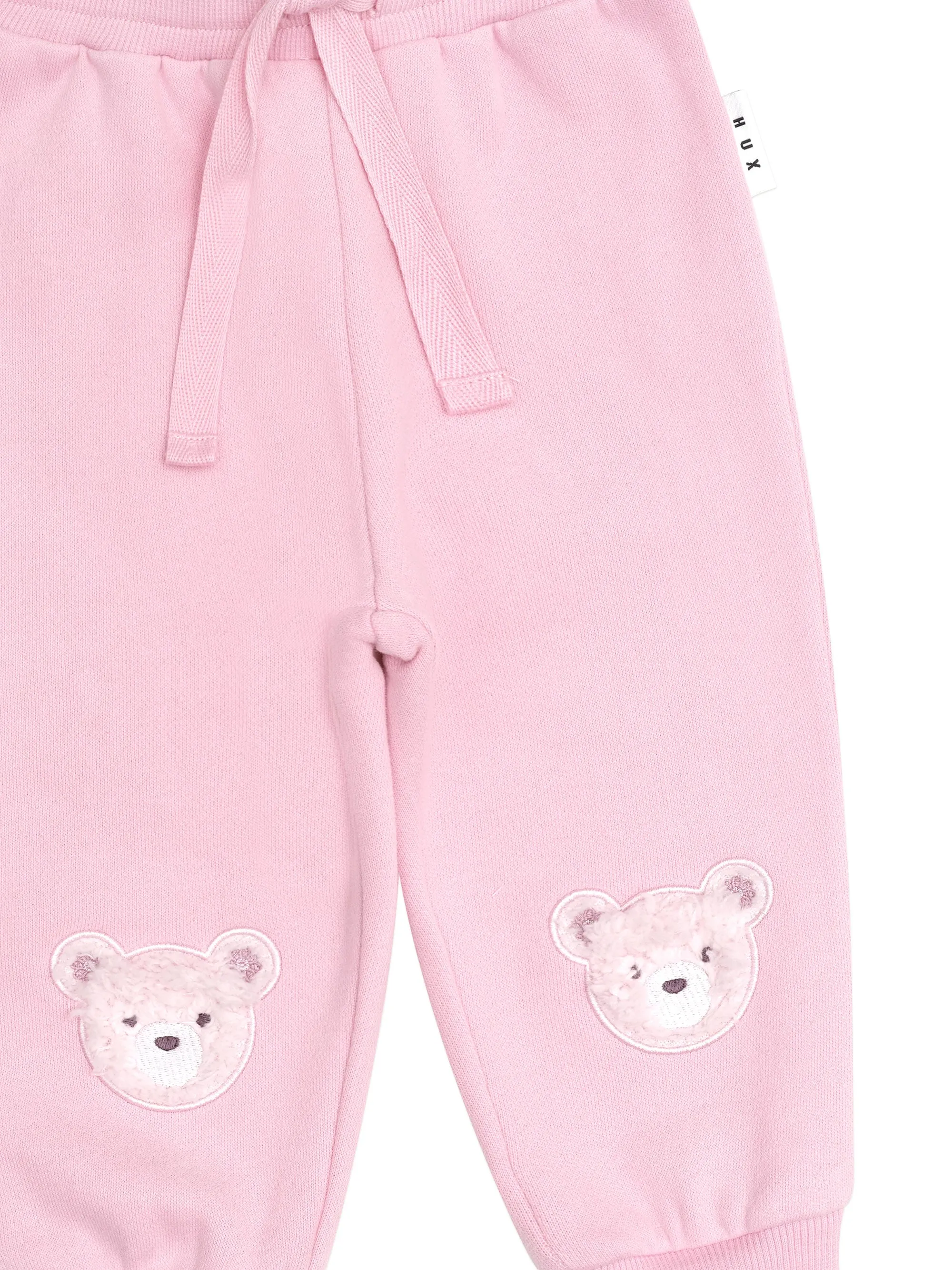 Huxbaby Daisy Furry Bear Trackies - Lilac Mist