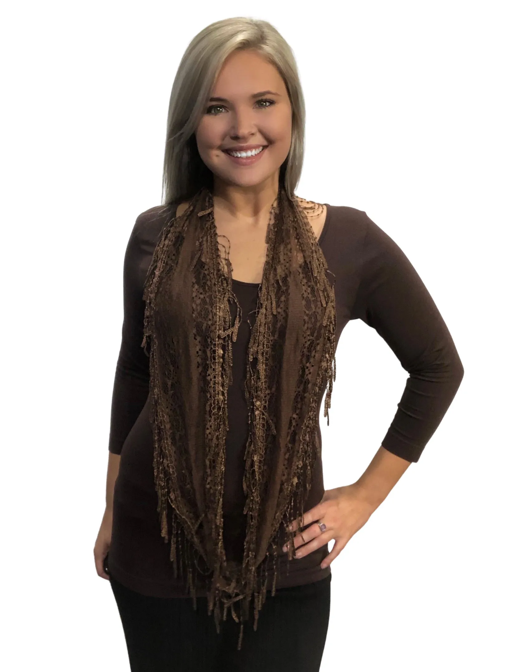Infinity Lace Fashion Scarf