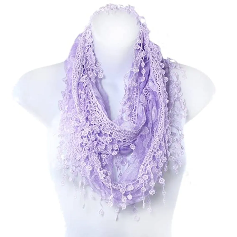 Infinity Lace Fashion Scarf