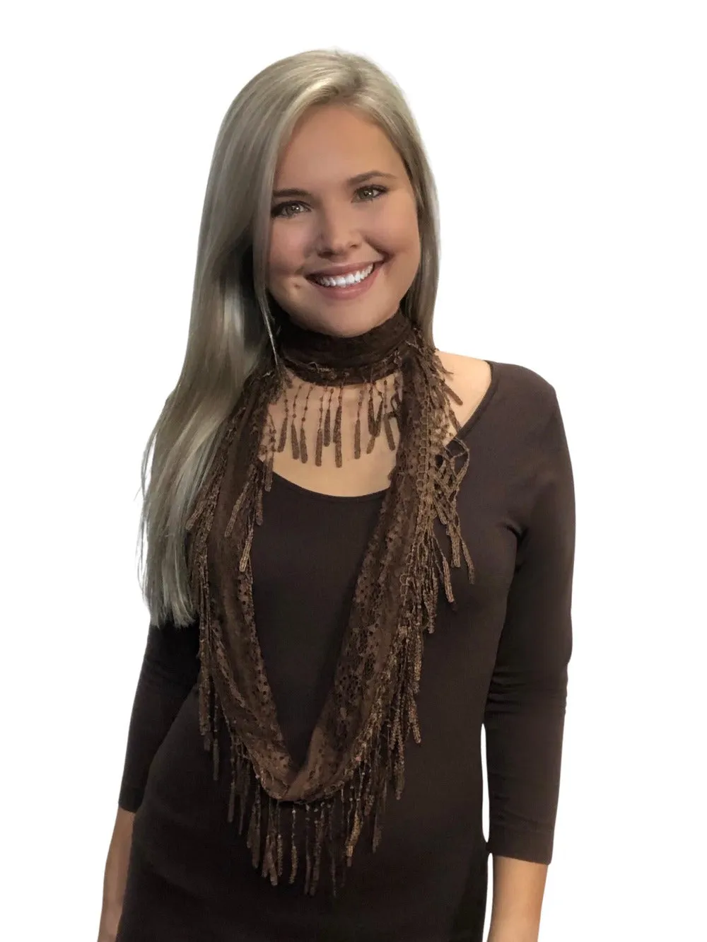 Infinity Lace Fashion Scarf
