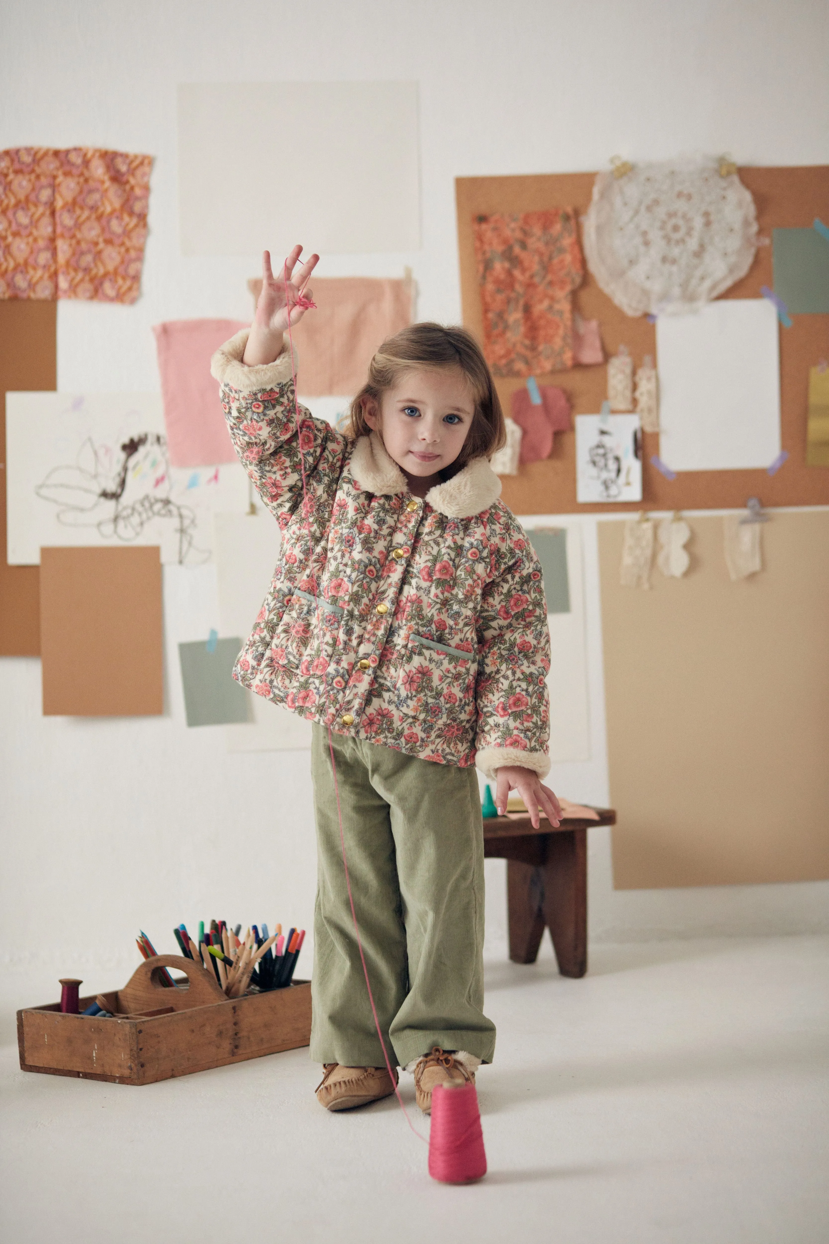 Jasmina Jacket, Ivory Ench Fields