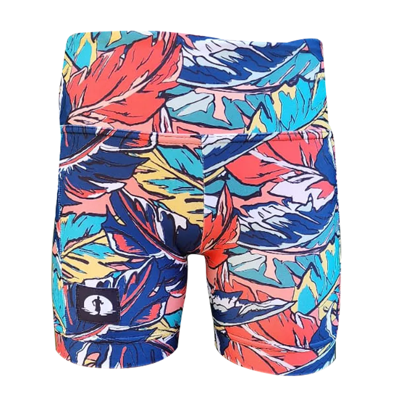 Kids High Waist Funky Pants - New Leaf