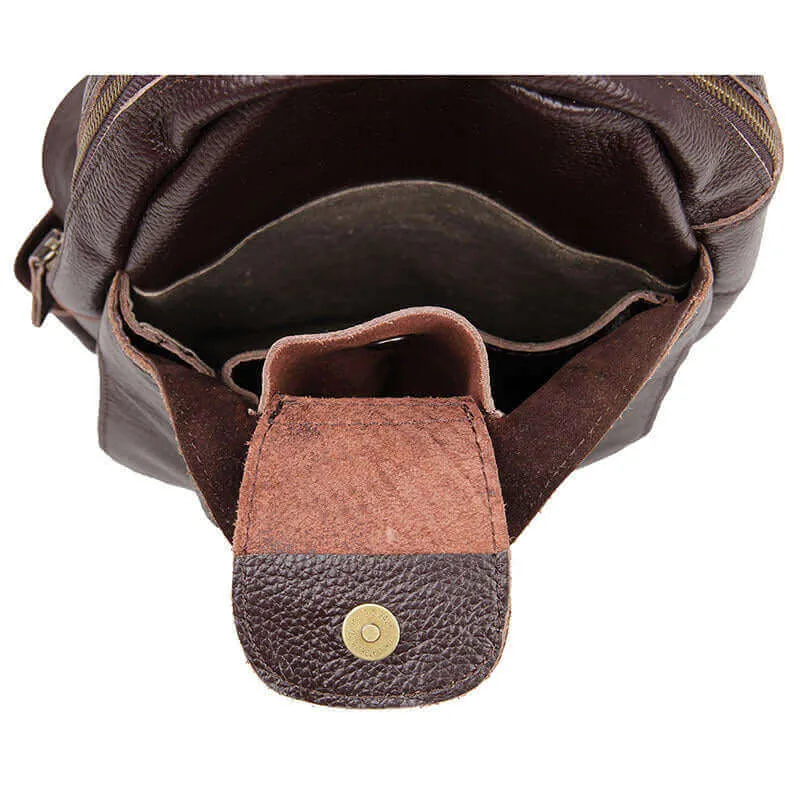 Leather Crossbody Sling Bag – Stylish & Versatile