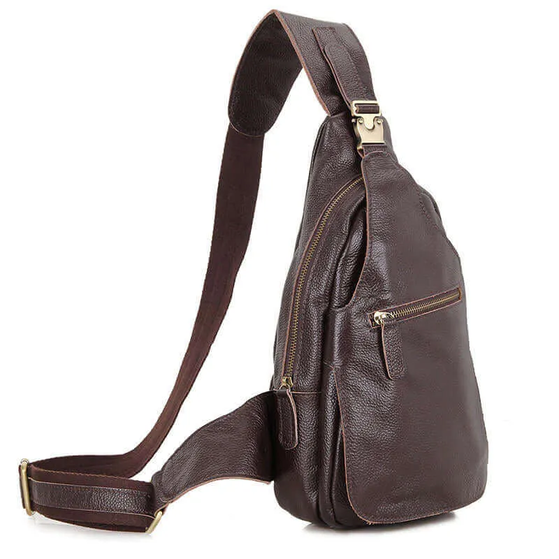 Leather Crossbody Sling Bag – Stylish & Versatile