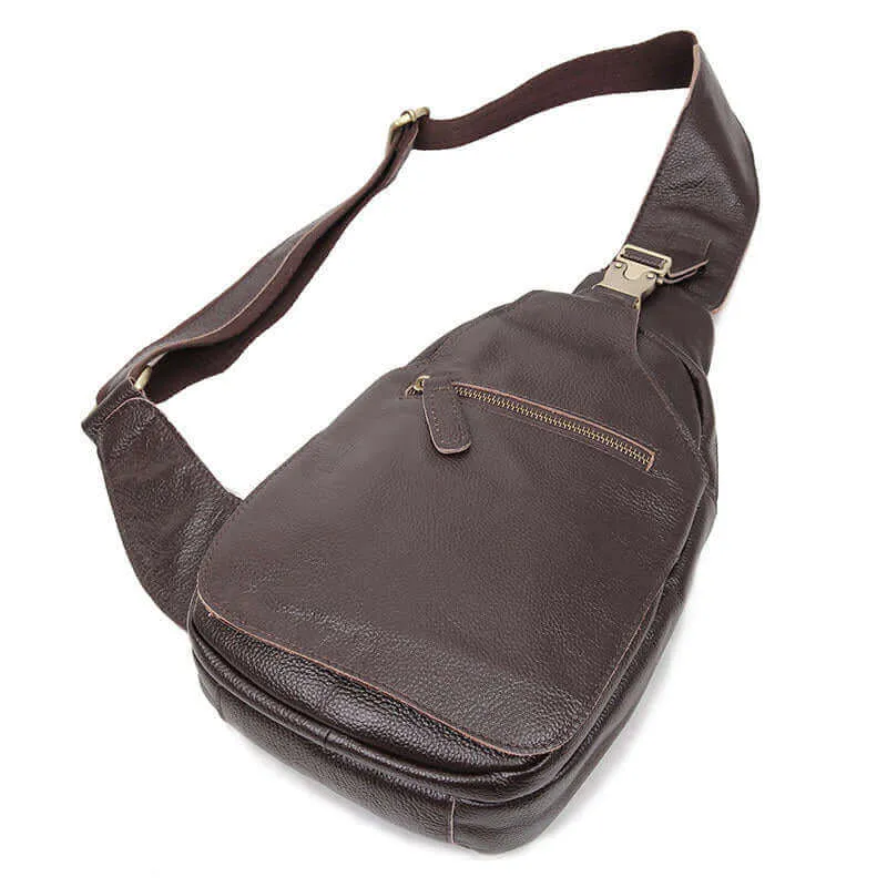 Leather Crossbody Sling Bag – Stylish & Versatile