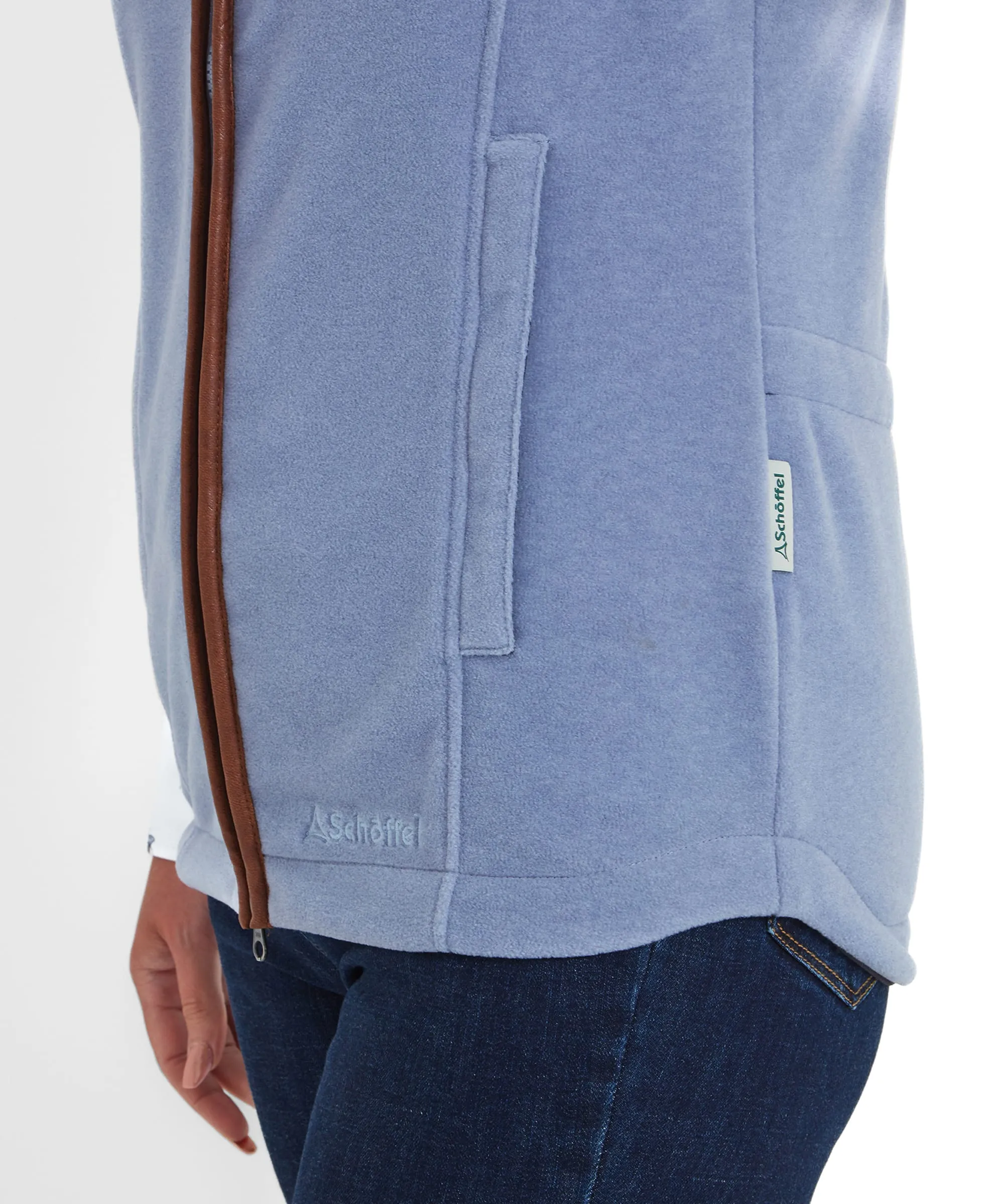 Lyndon Fleece Gilet - Powder Blue