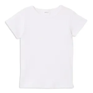 Milky White Rib T-Shirt