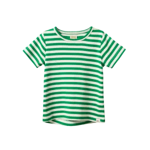 Nature Baby River Tee - Kelly Green Sea Stripe