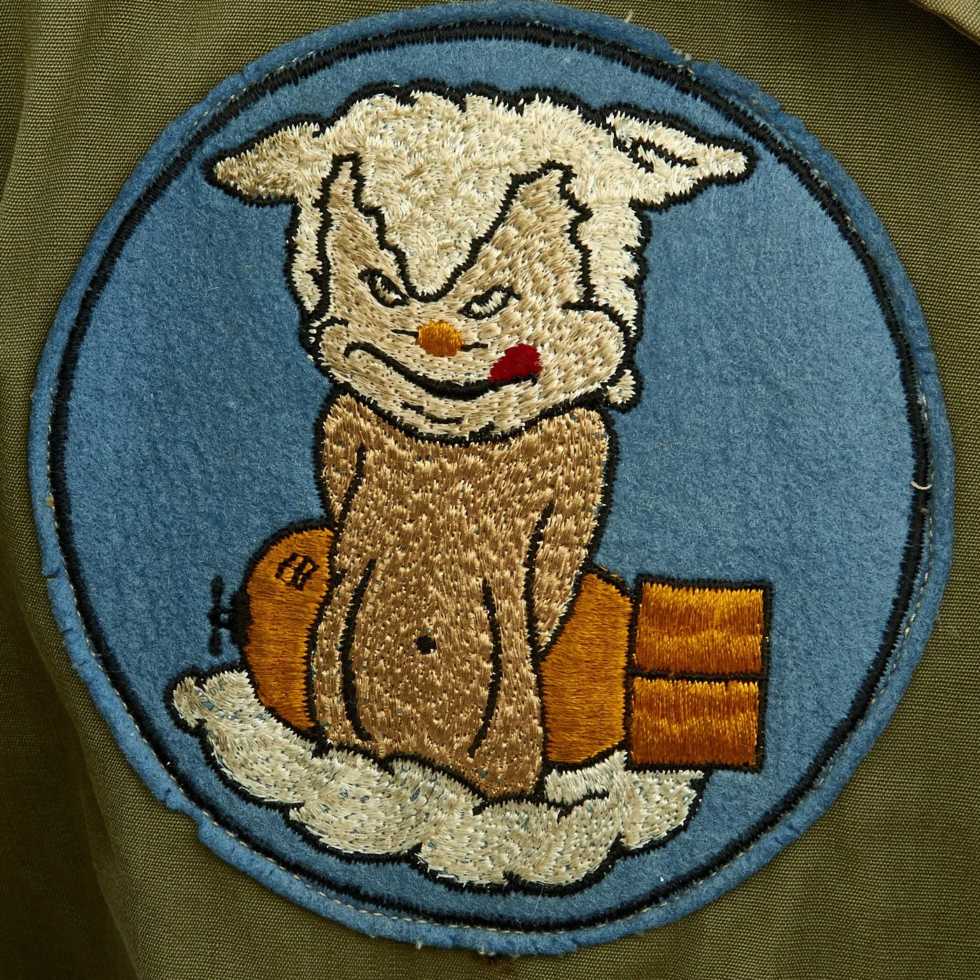 Original U.S. WWII Navy VB-89 (Bomber Squadron 89) Named Deck Jacket