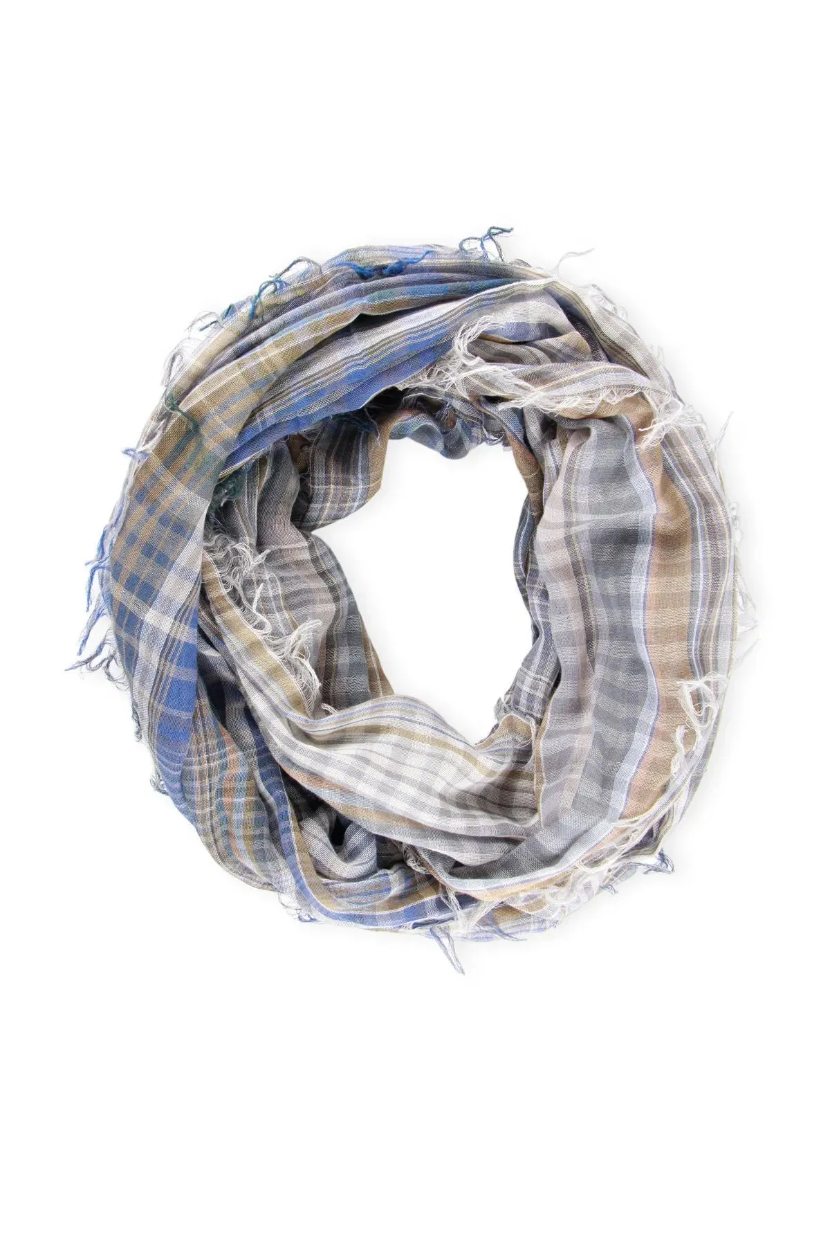 Penelope Plaid Infinity Scarf