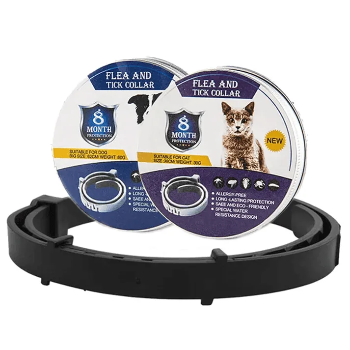 Pet Flea and Tick Collar for Cats - Up to 8 Months Protection