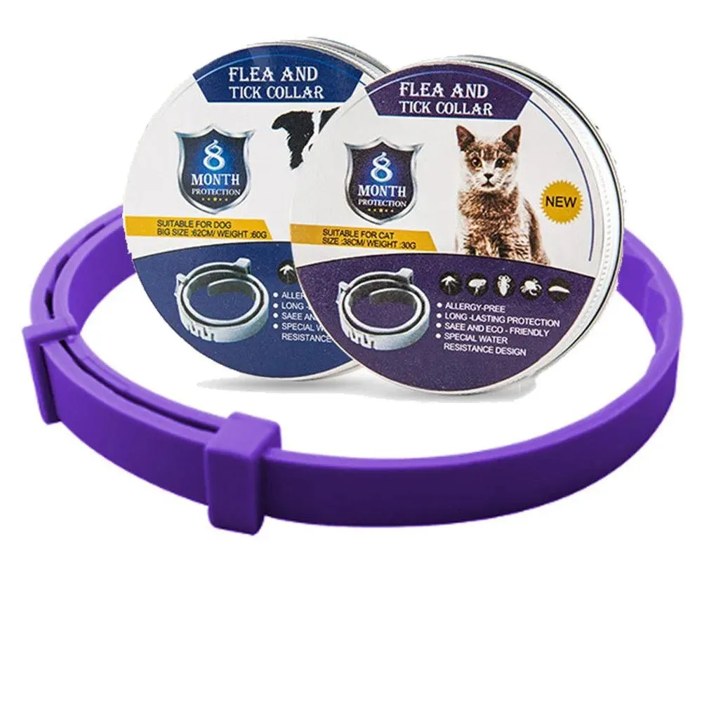 Pet Flea and Tick Collar for Cats - Up to 8 Months Protection