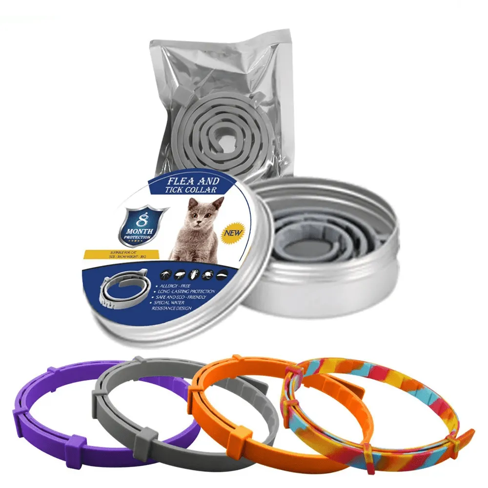 Pet Flea and Tick Collar for Cats - Up to 8 Months Protection