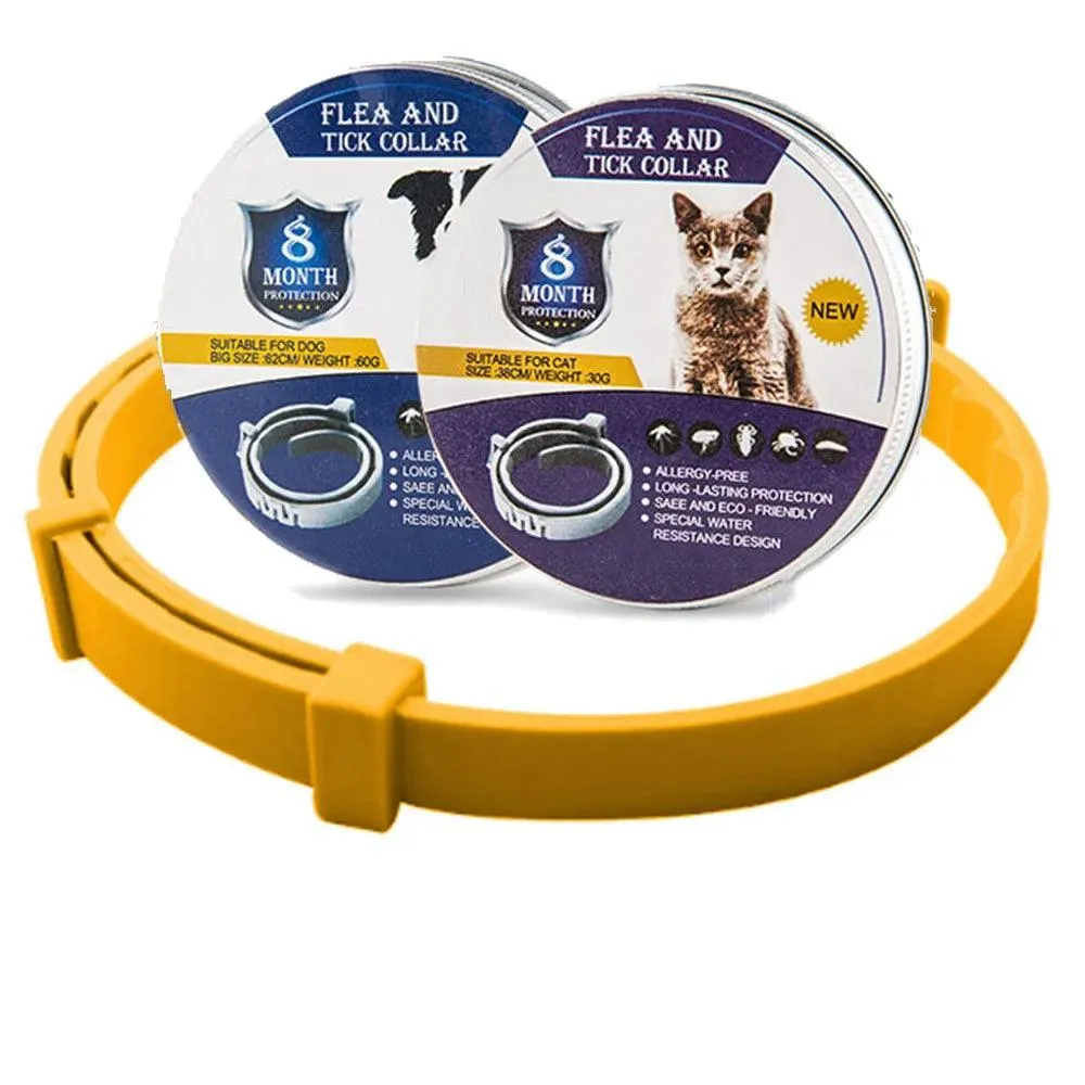 Pet Flea and Tick Collar for Cats - Up to 8 Months Protection