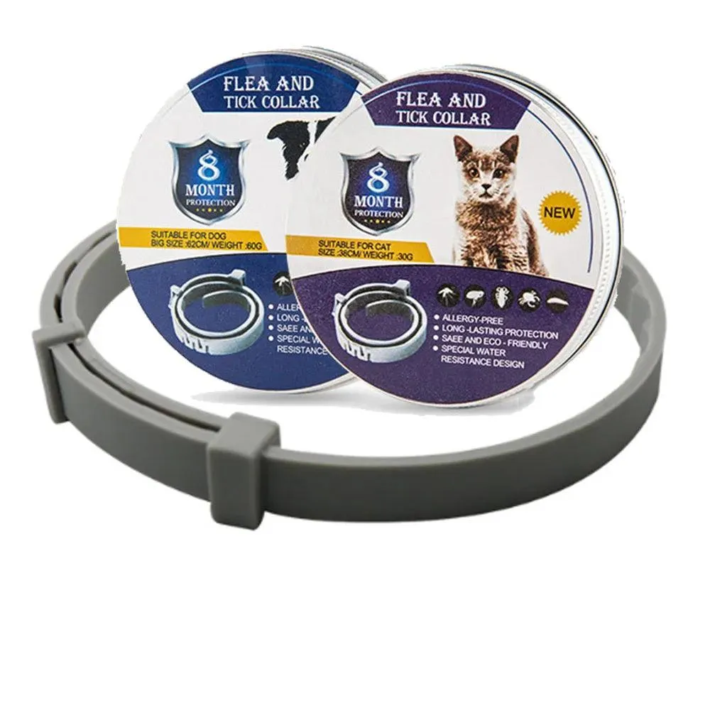 Pet Flea and Tick Collar for Cats - Up to 8 Months Protection