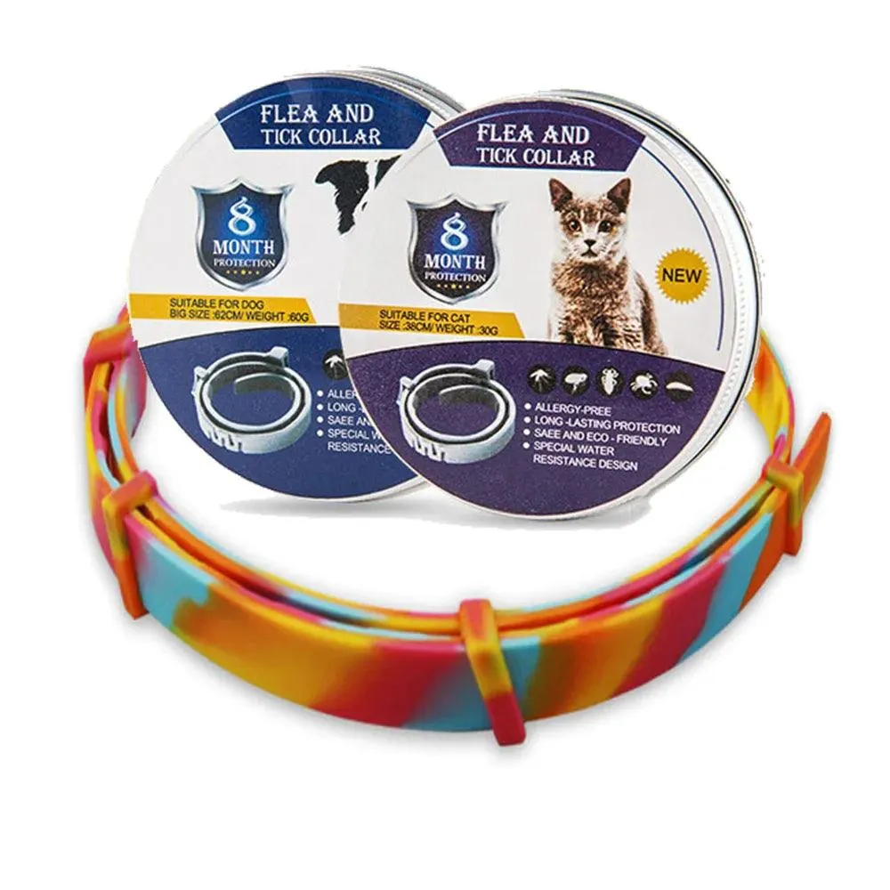Pet Flea and Tick Collar for Cats - Up to 8 Months Protection