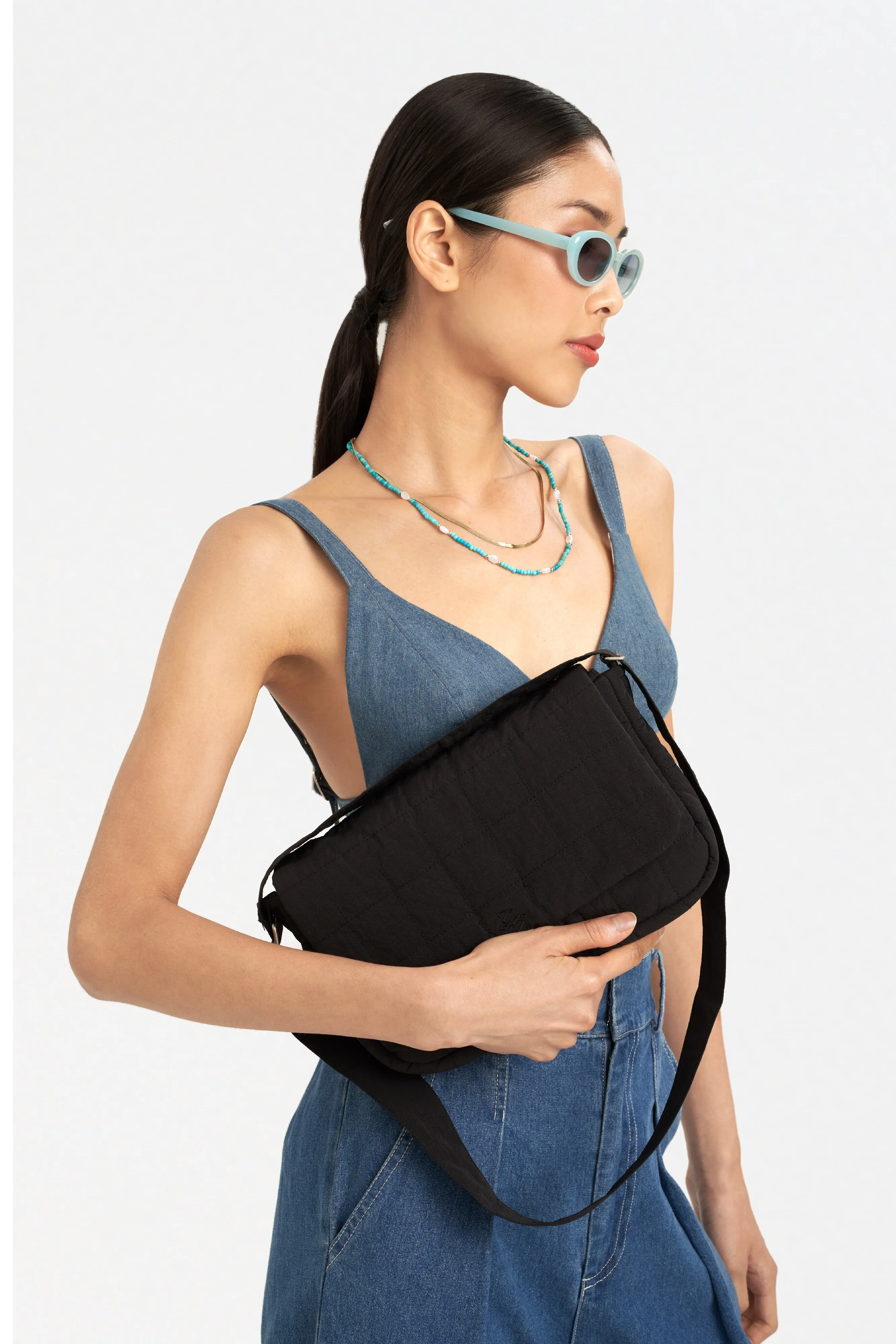 [Petite Fit] Trixie Denim Bralette Top