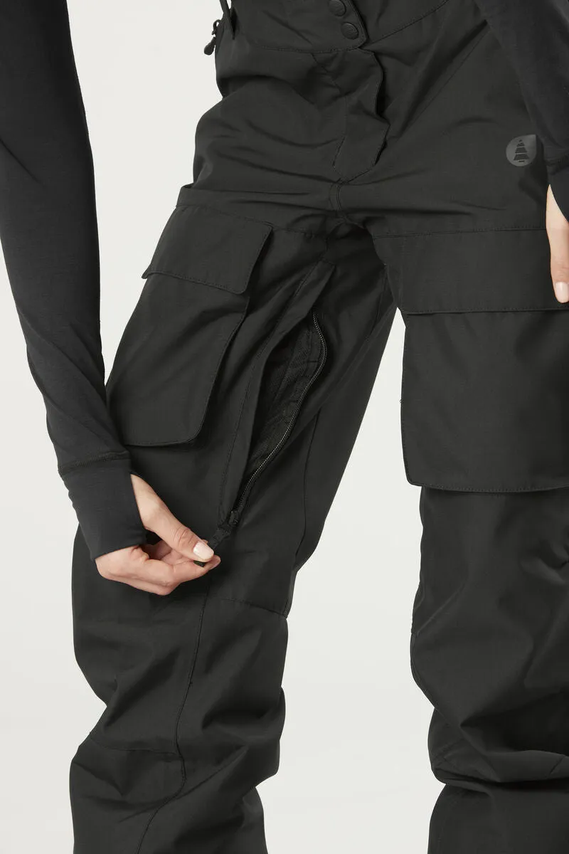Picture Organic Brita Bib Pants Womens 2024 Black