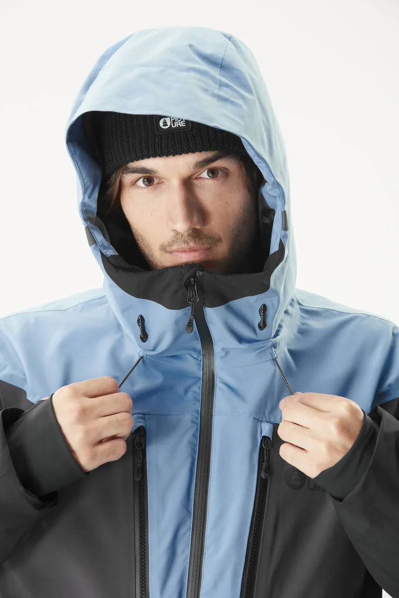 Picture Organic Naikoon Jacket Mens 2024 Allure Blue / Black