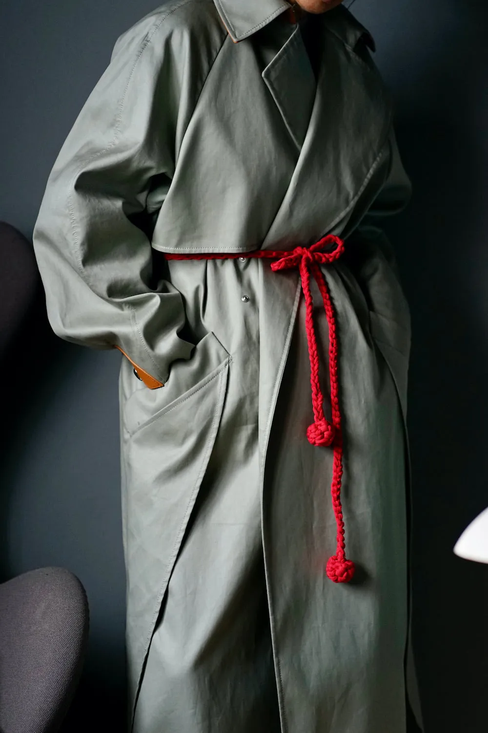 Pom Pom belt red