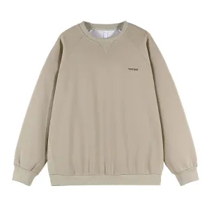 Pure Cotton Simplicity Versatile Sweatshirt