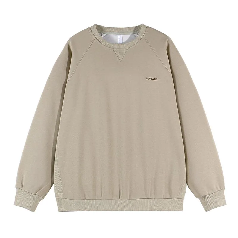 Pure Cotton Simplicity Versatile Sweatshirt