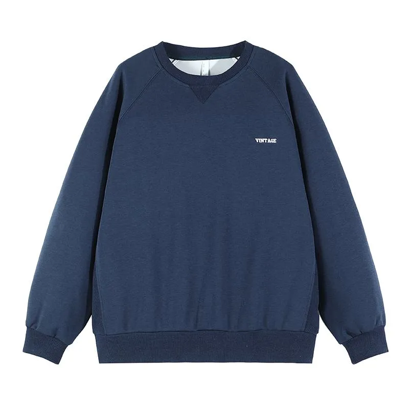 Pure Cotton Simplicity Versatile Sweatshirt