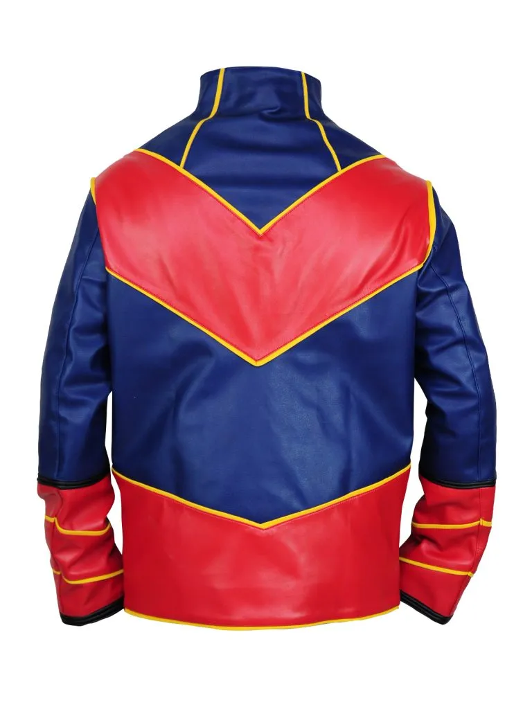 Ray Manchester Captain Man Costume Leather Jacket