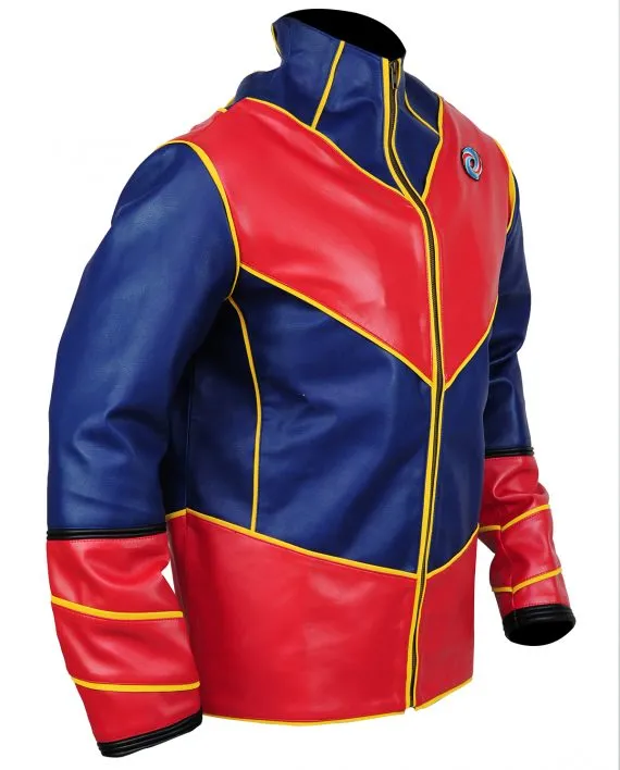 Ray Manchester Captain Man Costume Leather Jacket